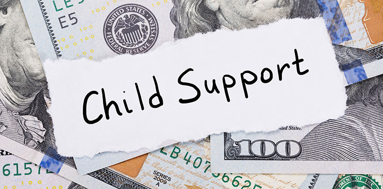 child support self employed father